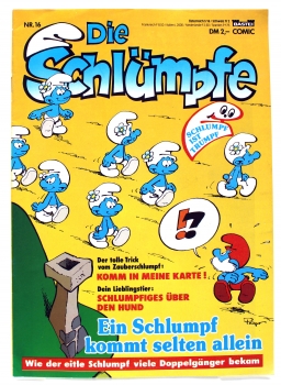 Die Schlümpfe Comic Magazin Nr. 16: Ein Schlumpf kommt selten allein von Bastei